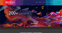 Desktop Screenshot of genesis-games.com