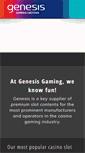 Mobile Screenshot of genesis-games.com